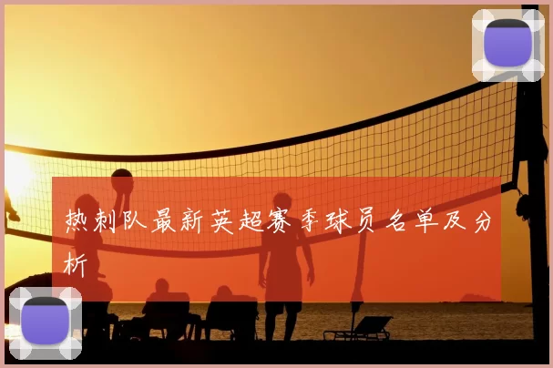 热刺队最新英超赛季球员名单及分析