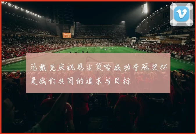 范戴克庆祝恩古莫哈成功夺冠奖杯是我们共同的追求与目标
