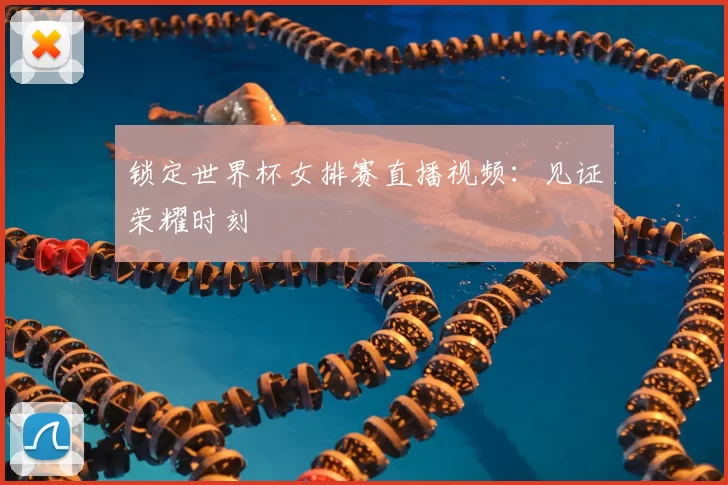 锁定世界杯女排赛直播视频：见证荣耀时刻